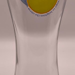Blue Moon 2022 pint glass glass