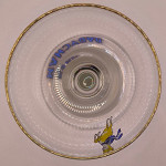 Babycham stemmed glass glass