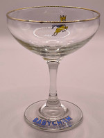 Babycham stemmed glass glass