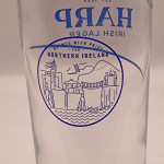 Harp 2018 pint glass glass
