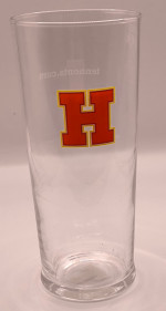 Tennents 'H' 2010 pint glass glass