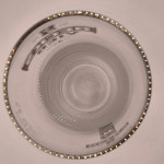 Beck's Vier 2007 conical pint glass glass