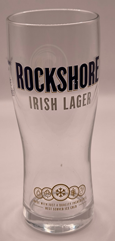 Rockshore 2018 half pint glass glass