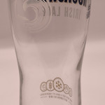 Rockshore Irish Lager 2018 pint glass glass