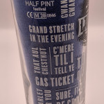 Five Lamps 2020 half pint glass glass
