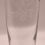 Tiger 2013 pint glass glass