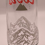 Coors 2021 Mountains half pint glass glass