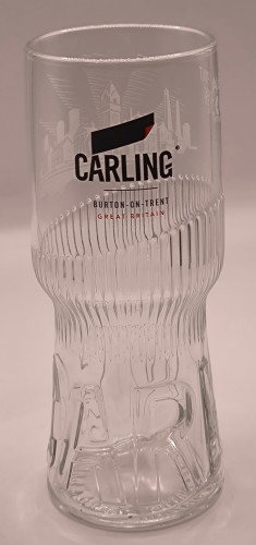 Carling 2019 half pint beer glass