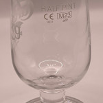 Carlsberg lager half pint 2023 glass glass