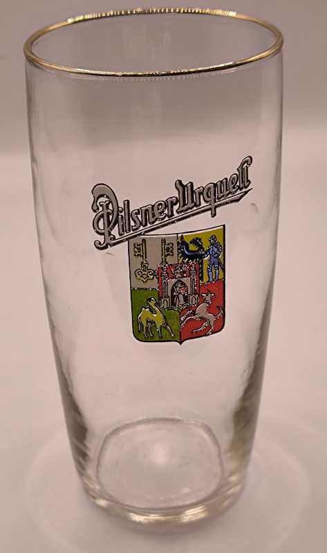 Pilsner Urquell beer glass glass