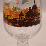 Birra Moretti 25cl Roma special edition beer glass glass