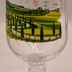 Birra Moretti 25cl Tuscana special edition beer glass glass