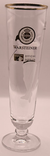 Warsteiner European Tour golf 25cl glass