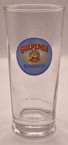 Gulpener half pint glass