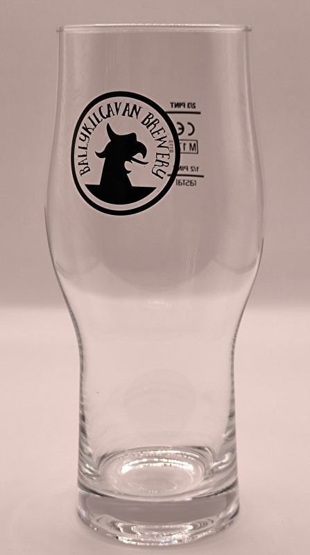 Ballykilcavan 2017 beer glass glass