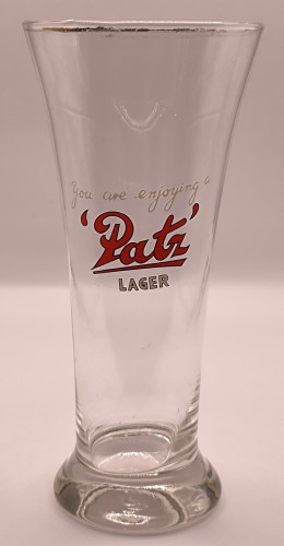 Patz half pint glass