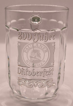 Paulaner Oktoberfest 2010 50cl tankard glass