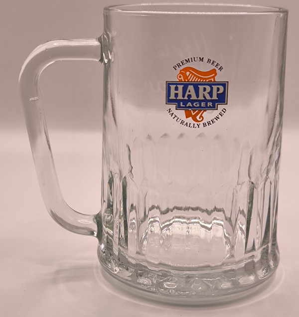 Harp pint tankard glass