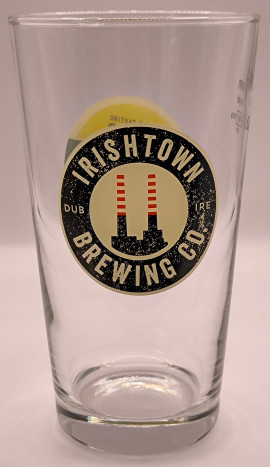 Irishtown Dublin Blonde 2017 pint glass