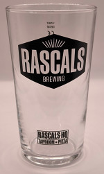 Rascals 2024 pint glass glass