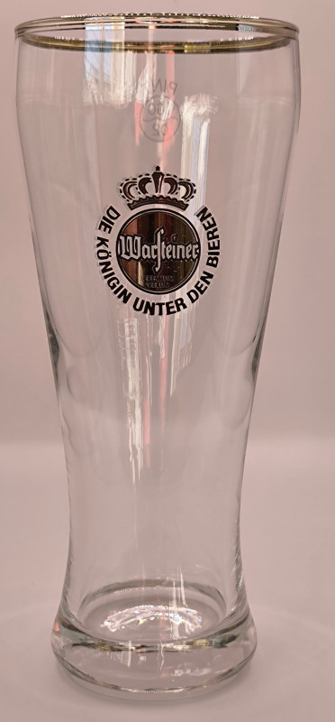 Warsteiner 2002 pint glass glass