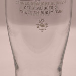 Guinness Irish Rugby 50cl beer glass glass