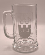 Dublin Millennium 1988 tankard glass