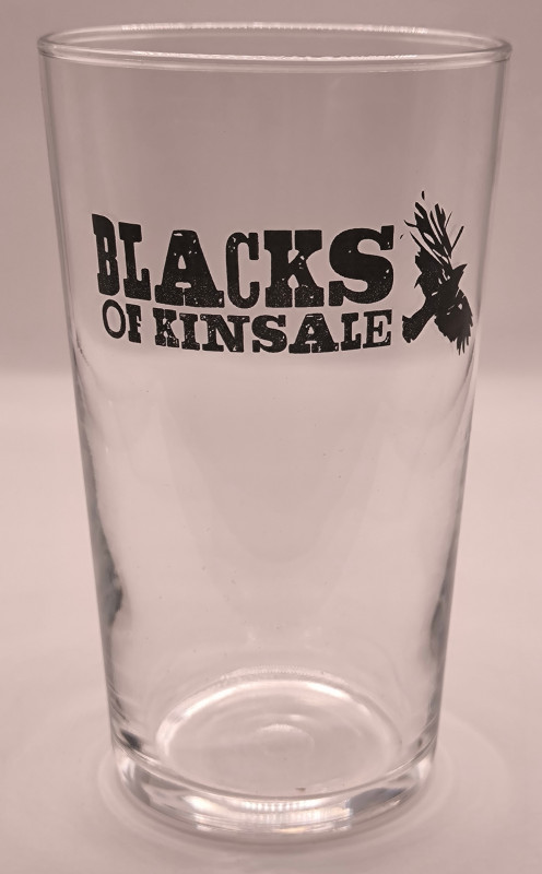Black's of Kinsale 2022 conical pint glass glass