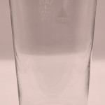 Bass conical pint glass glass
