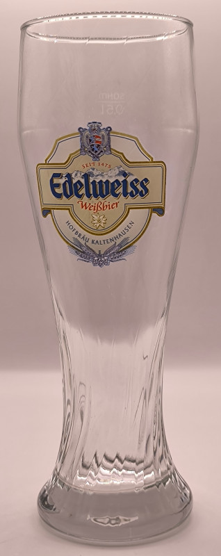 Edelweiss 50cl beer glass glass