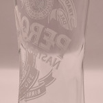 Peroni 2010 half pint glass glass