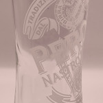 Peroni 2010 half pint glass glass