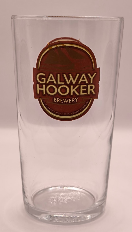 Galway Hooker 2015 pint glass glass