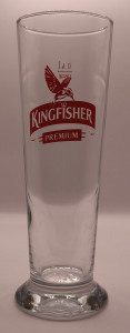 Kingfisher Premium 40cl beer glass glass