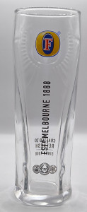 Fosters 2016 pint glass glass