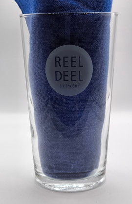 Reel Deel 2018 pint glass