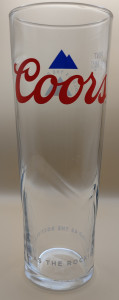 Coors Light Tall glass