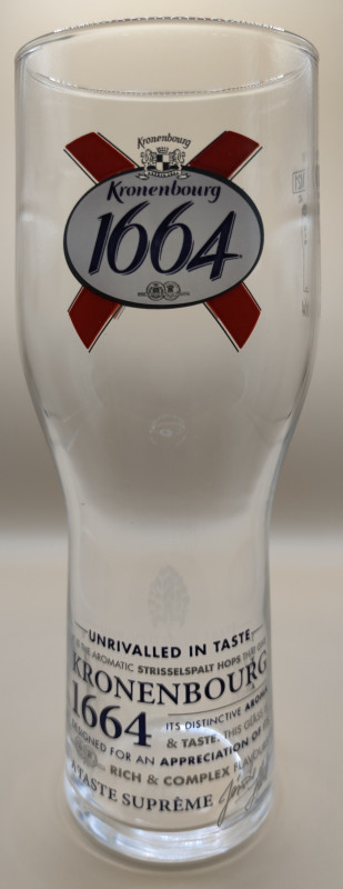 Kronenbourg 1664 "A Taste Supreme" glass