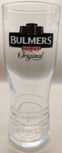 Bulmers 2020 pint glass glass