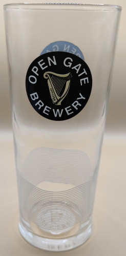 Open Gate Brewery pint glass