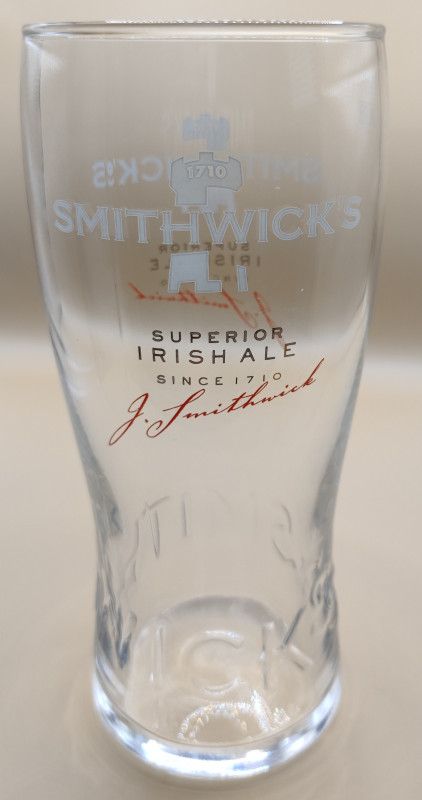 Smithwick's 2009 pint glass glass